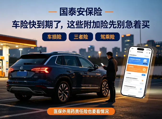 车险快到期了,续保时这几种附加险千万别闭着眼睛买(图1) 车险快到期了,续保时这几种附加险千万别闭着眼睛买(图1)